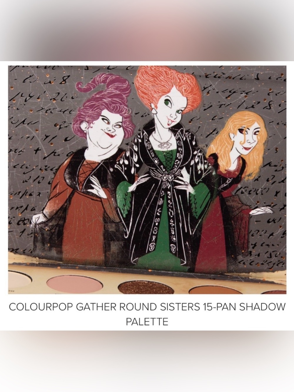 ColourPop x Hocus Pocus Gather Round Sisters Eyeshadow Palette - Picture 3 of 9